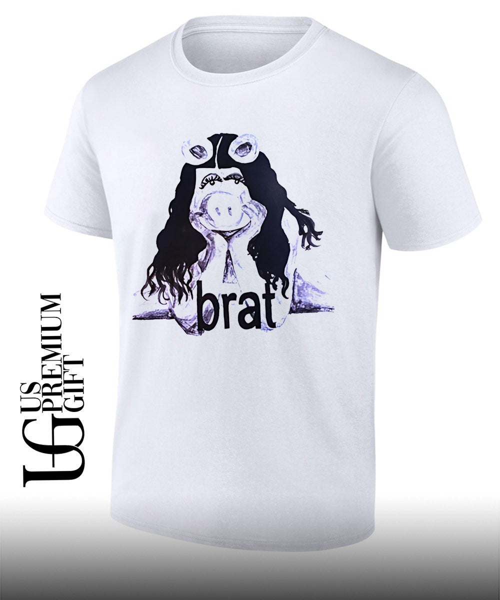 Miss piggy is brat T-shirt Unisex T-shirt, Sweatshirt, Hoodie, Long Sleeve Tee - T-Shirt, Sweatshirt, Hoodie