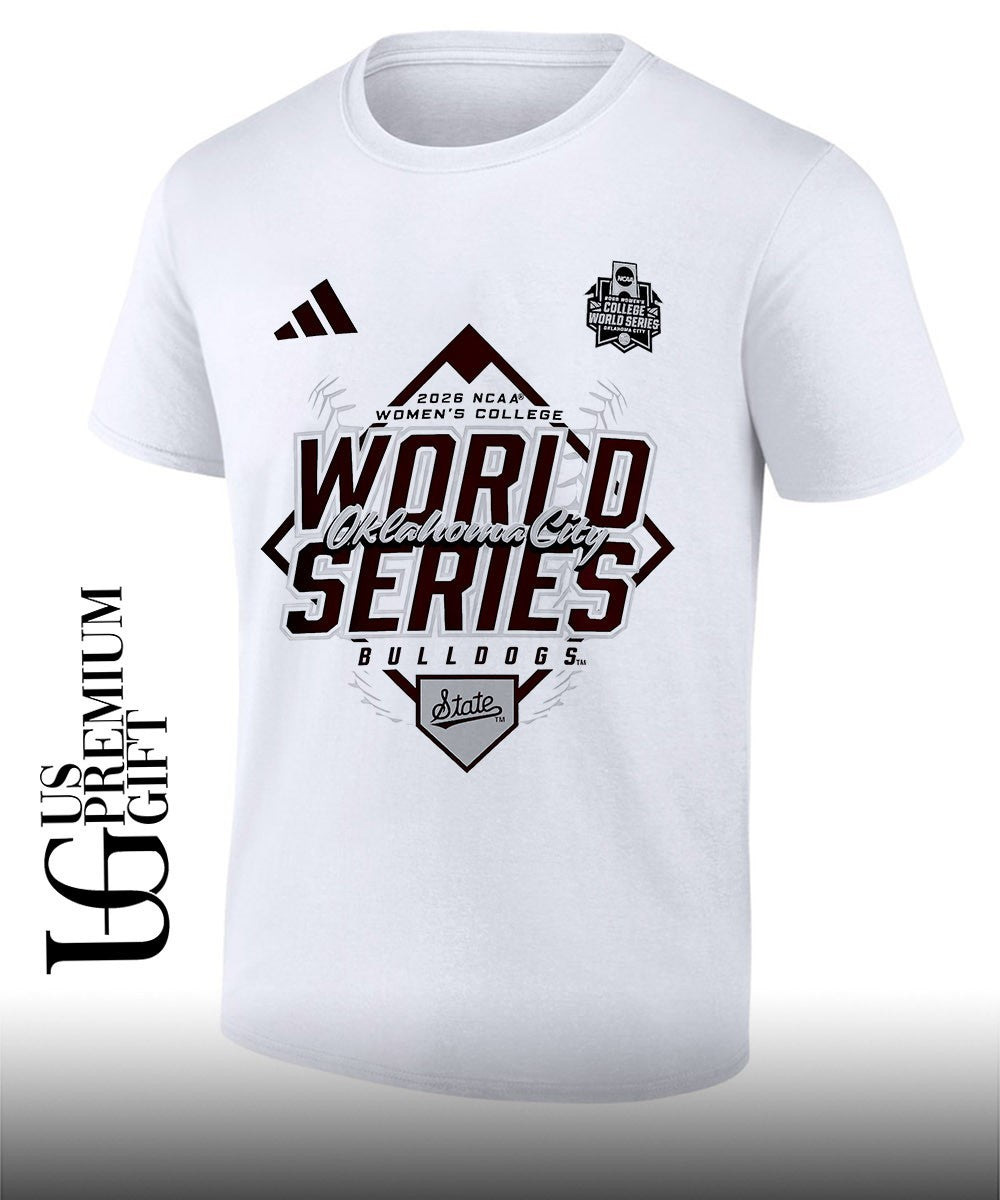 Mississippi State Bulldogs 2026 NCAA Womens College World Series logo shirt Unisex T-shirt, Sweatshirt, Hoodie, Long Sleeve Tee - T-Shirt, Sweatshirt, Hoodie