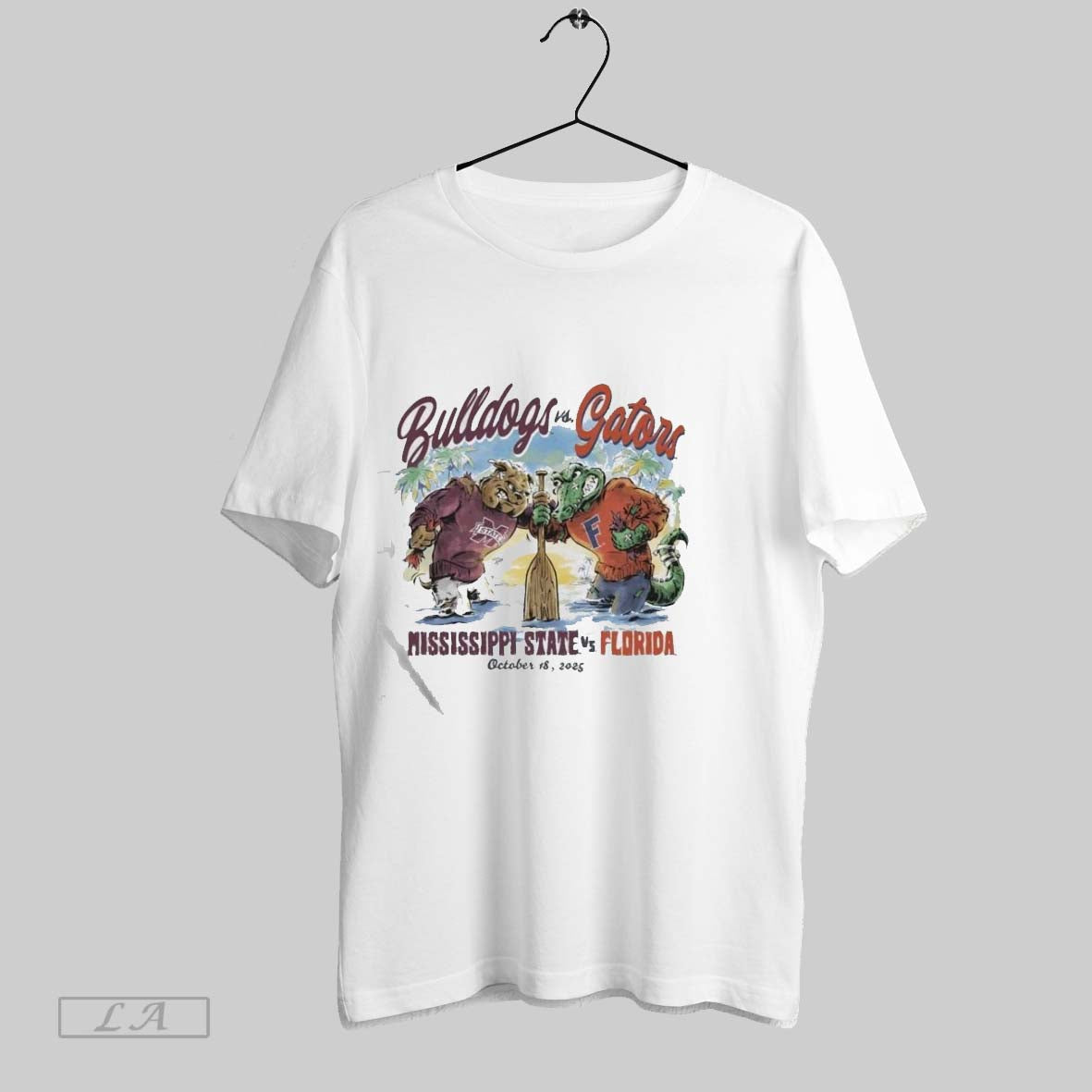 Mississippi State Vs Florida Bulldogs Vs Gators October 18 Game Day 2025 Unisex T-shirt, Sweatshirt, Hoodie, Long Sleeve Tee - T-Shirt, Sweatshirt, Hoodie