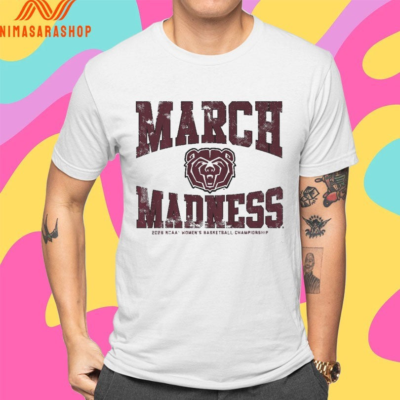 Missouri State Lady Bears WBB 2026 March Madness NCAA - Adult & Kids T-Shirts, Sweatshirts & Hoodies apparel design preview 4