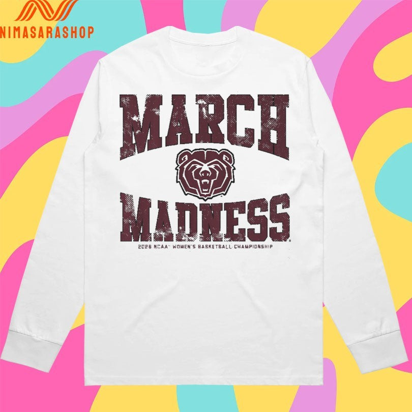 Missouri State Lady Bears WBB 2026 March Madness NCAA - Adult & Kids T-Shirts, Sweatshirts & Hoodies apparel design preview 3