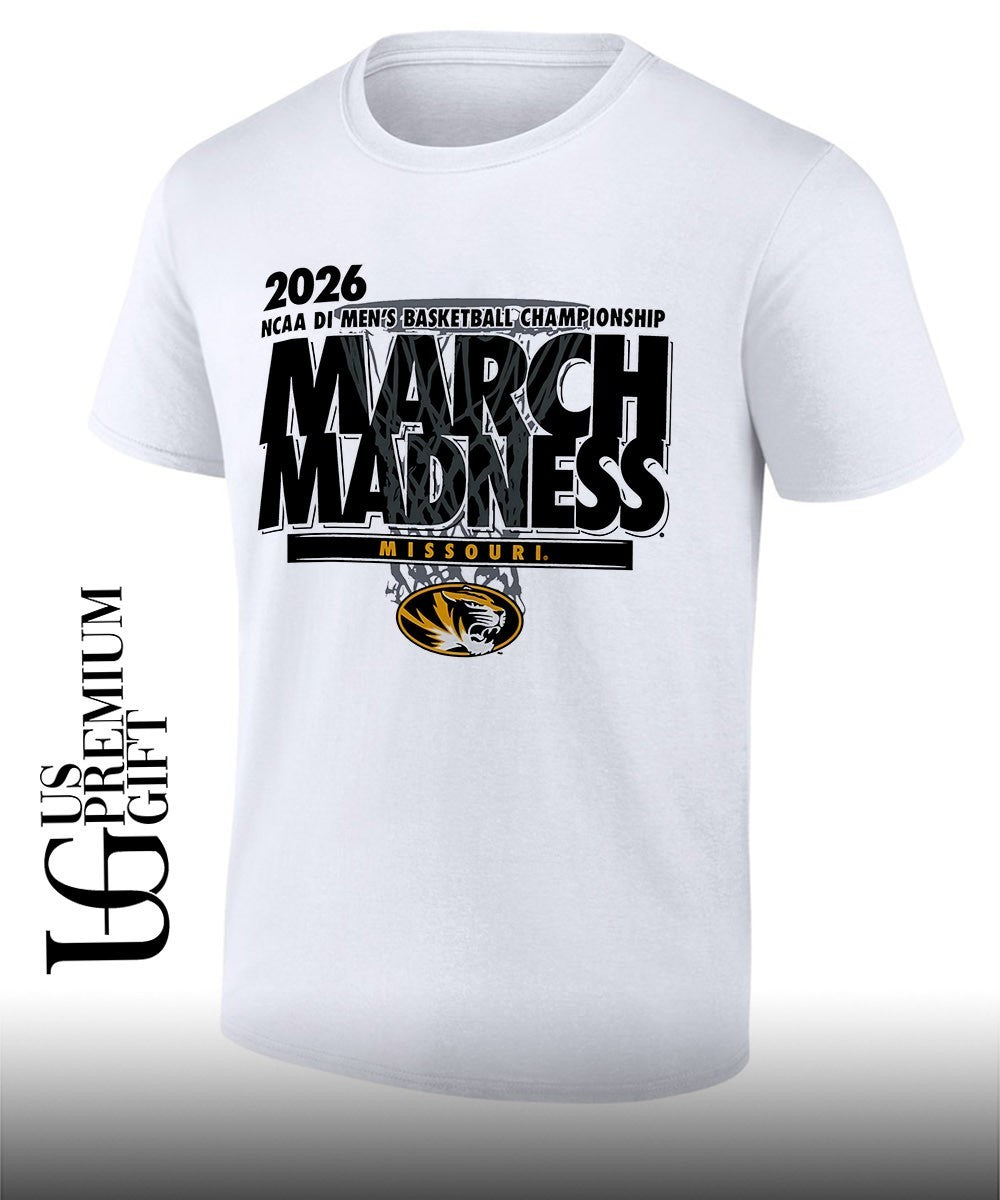 Missouri Tigers March Madness NCAA D1 Mens basketball Championship 2026 shirt Unisex T-shirt, Sweatshirt, Hoodie, Long Sleeve Tee - T-Shirt, Sweatshirt, Hoodie