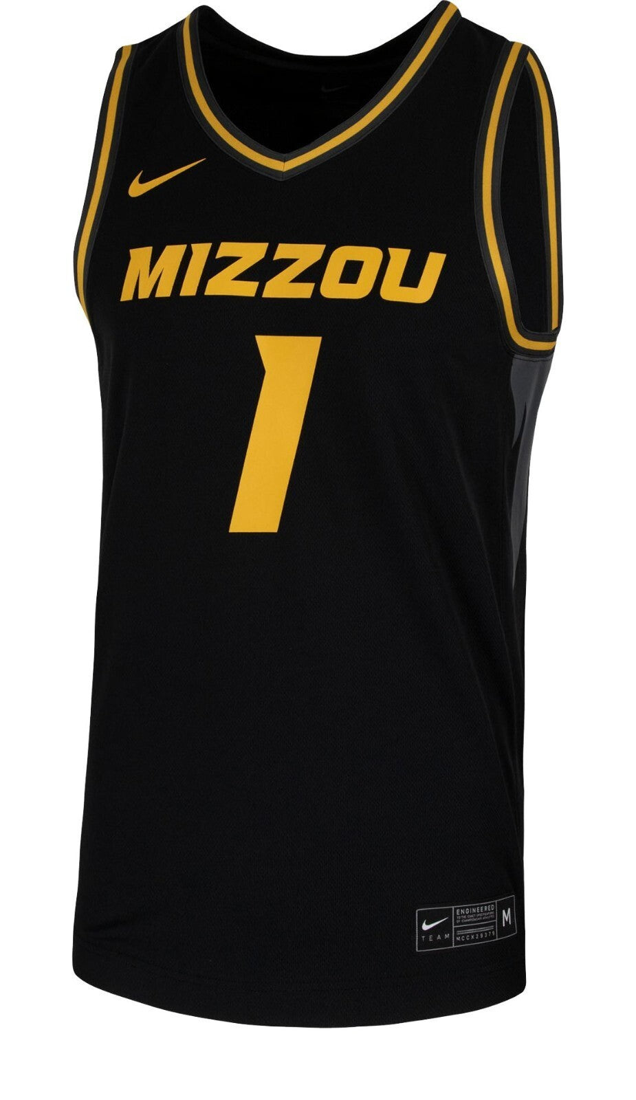 Missouri Tigers 2021-22 Away Style 2 College Football Jersey football jersey product view 1
