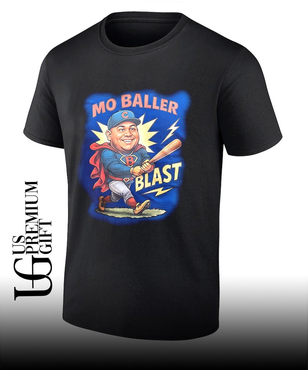 Mo Baller Blast Chicago Cubs cartoon T-shirt Unisex T-shirt, Sweatshirt, Hoodie, Long Sleeve Tee - T-Shirt, Sweatshirt, Hoodie