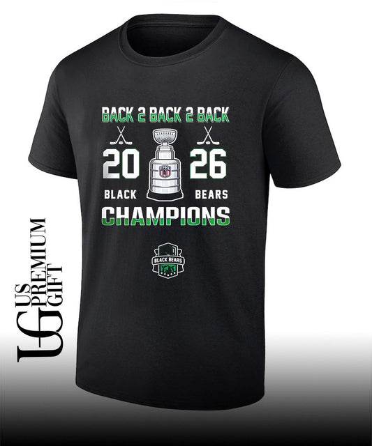 Back to back to back Binghamton Black Bears Federal Prospects Hockey League Champions 2026 shirt - T-Shirt, Sweatshirt, Hoodie