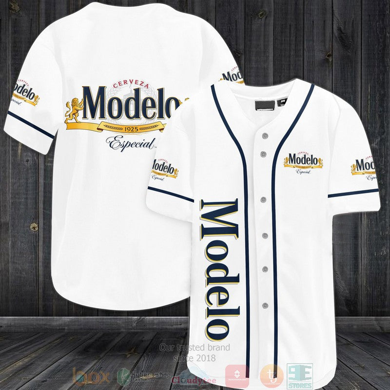 Modelo Especial white Baseball shirt baseball jersey product view 1