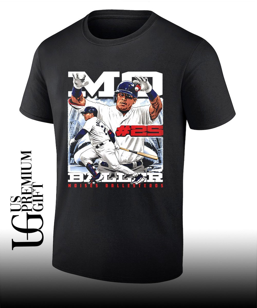 Moises Ballesteros Chicago Cubs MLB 2026 poster shirt Unisex T-shirt, Sweatshirt, Hoodie, Long Sleeve Tee - T-Shirt, Sweatshirt, Hoodie