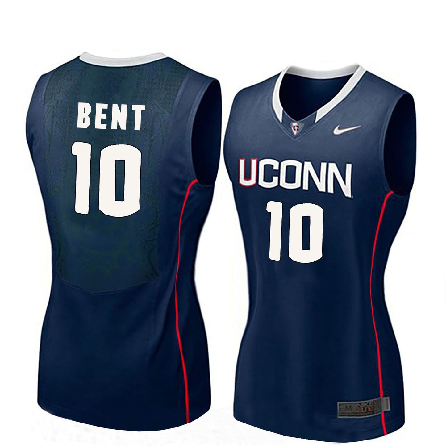 Molly Bent 10 Women Blue College Football Jersey football jersey product view 1