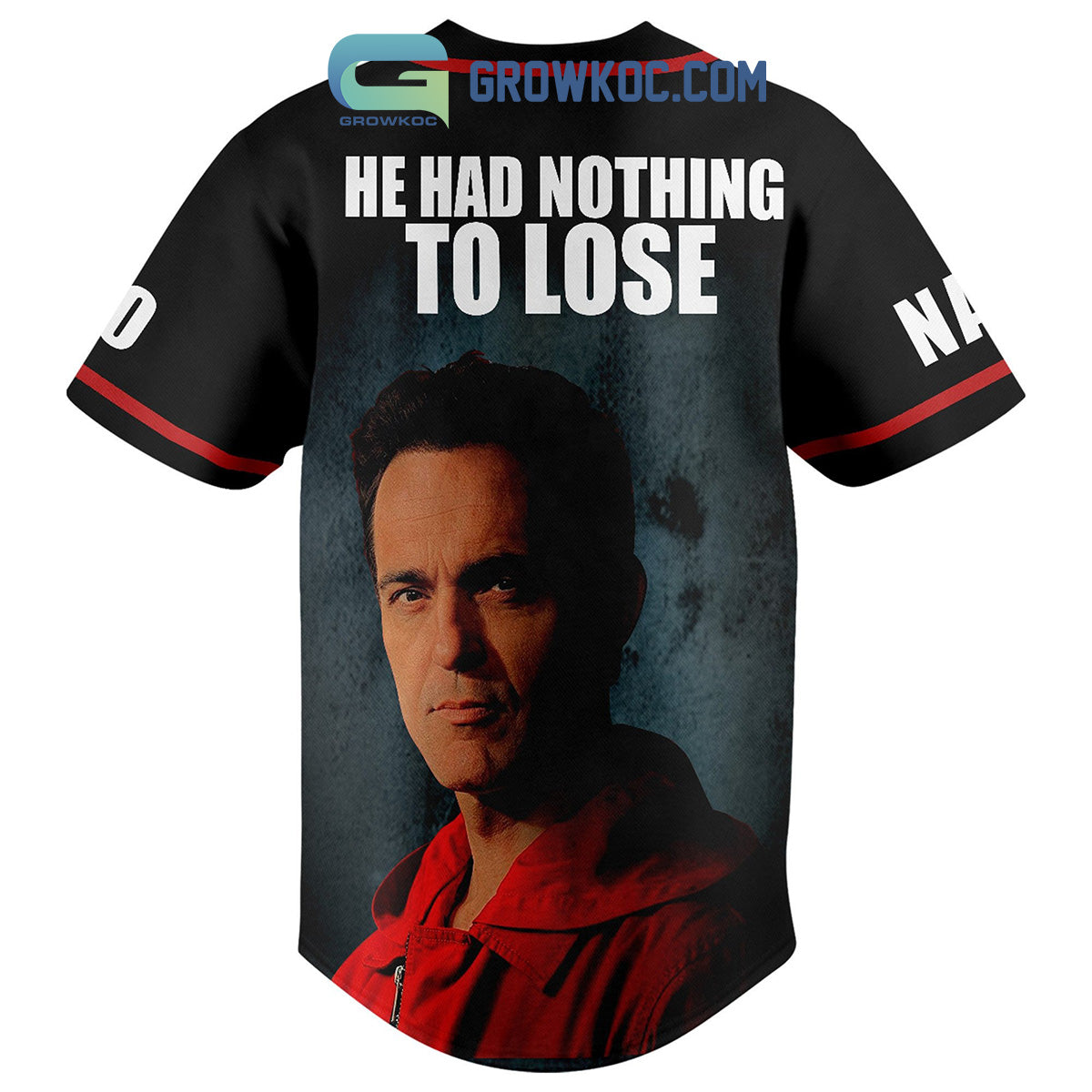Money Heist Berlin Nothing To Lose Personalized Baseball Jersey baseball jersey product view 2
