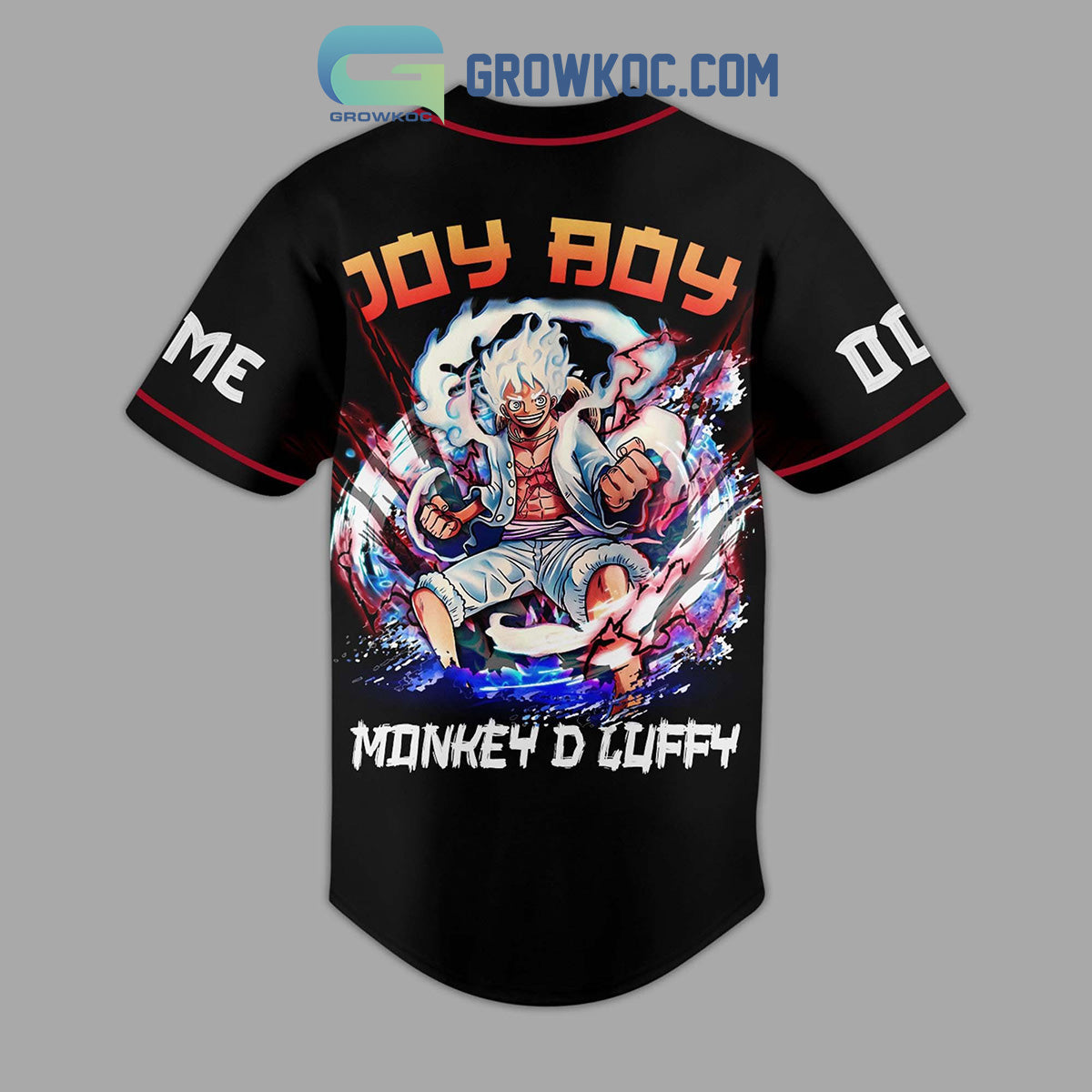 Monkey D Luffy Sun God Nika Personalized Baseball Jersey baseball jersey product view 3