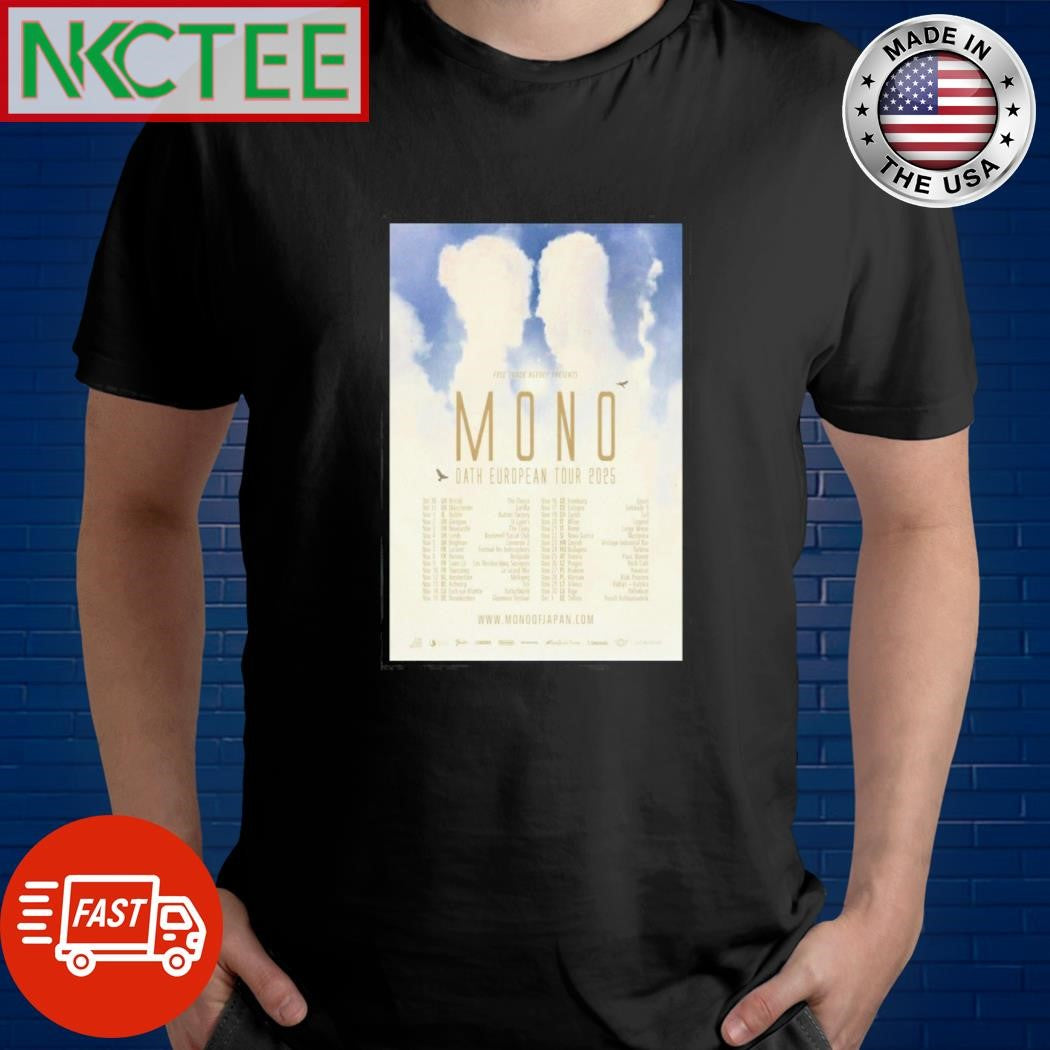 Mono Oath European Tour 2025 Poster Shirt Unisex T-shirt, Sweatshirt, Hoodie, Long Sleeve Tee - T-Shirt, Sweatshirt, Hoodie