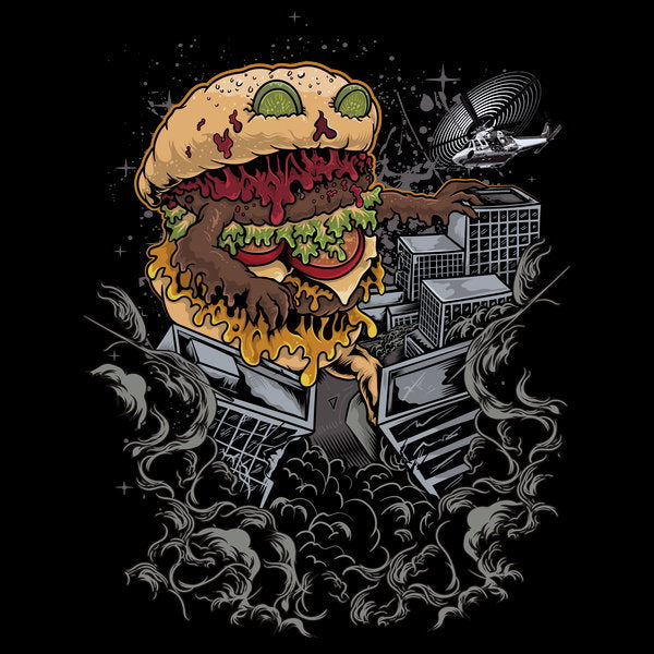 Monster Burger 3 Unisex T-shirt, Sweatshirt, Hoodie, Long Sleeve Tee - T-Shirt, Sweatshirt, Hoodie