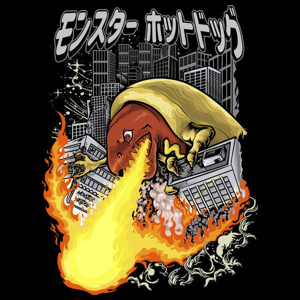 Monster Hot Dog Unisex T-shirt, Sweatshirt, Hoodie, Long Sleeve Tee - T-Shirt, Sweatshirt, Hoodie