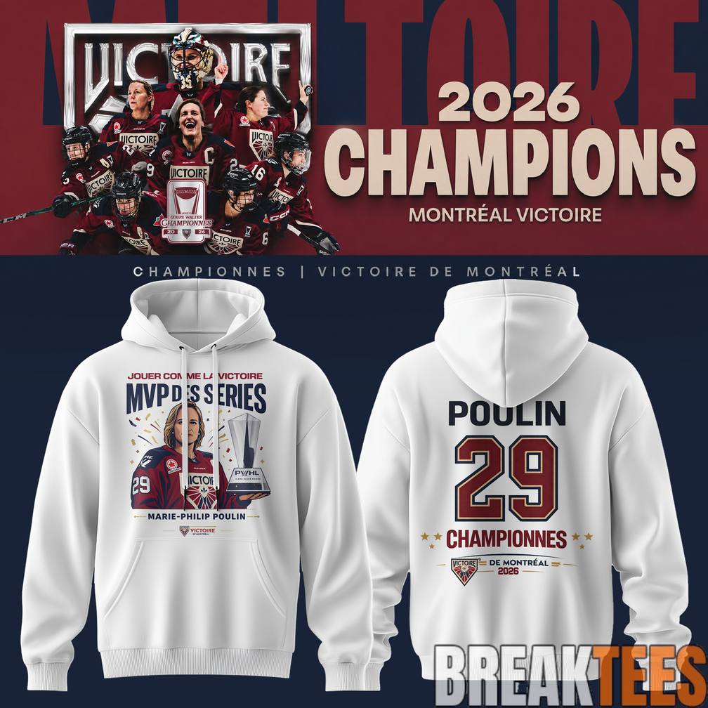 Montral Victoire PWHL Walter Cup Championship 2026 - Adult & Kids T-Shirts, Sweatshirts & Hoodies apparel design preview 2