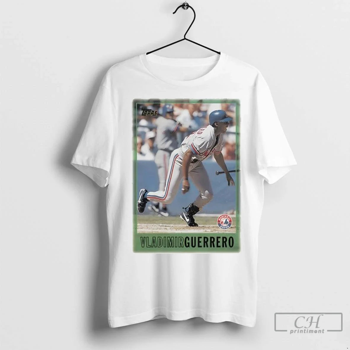 Montreal Expos Vladimir Guerrero Baseball Card Player Mlb T Shirts Unisex T-shirt, Sweatshirt, Hoodie, Long Sleeve Tee - T-Shirt, Sweatshirt, Hoodie