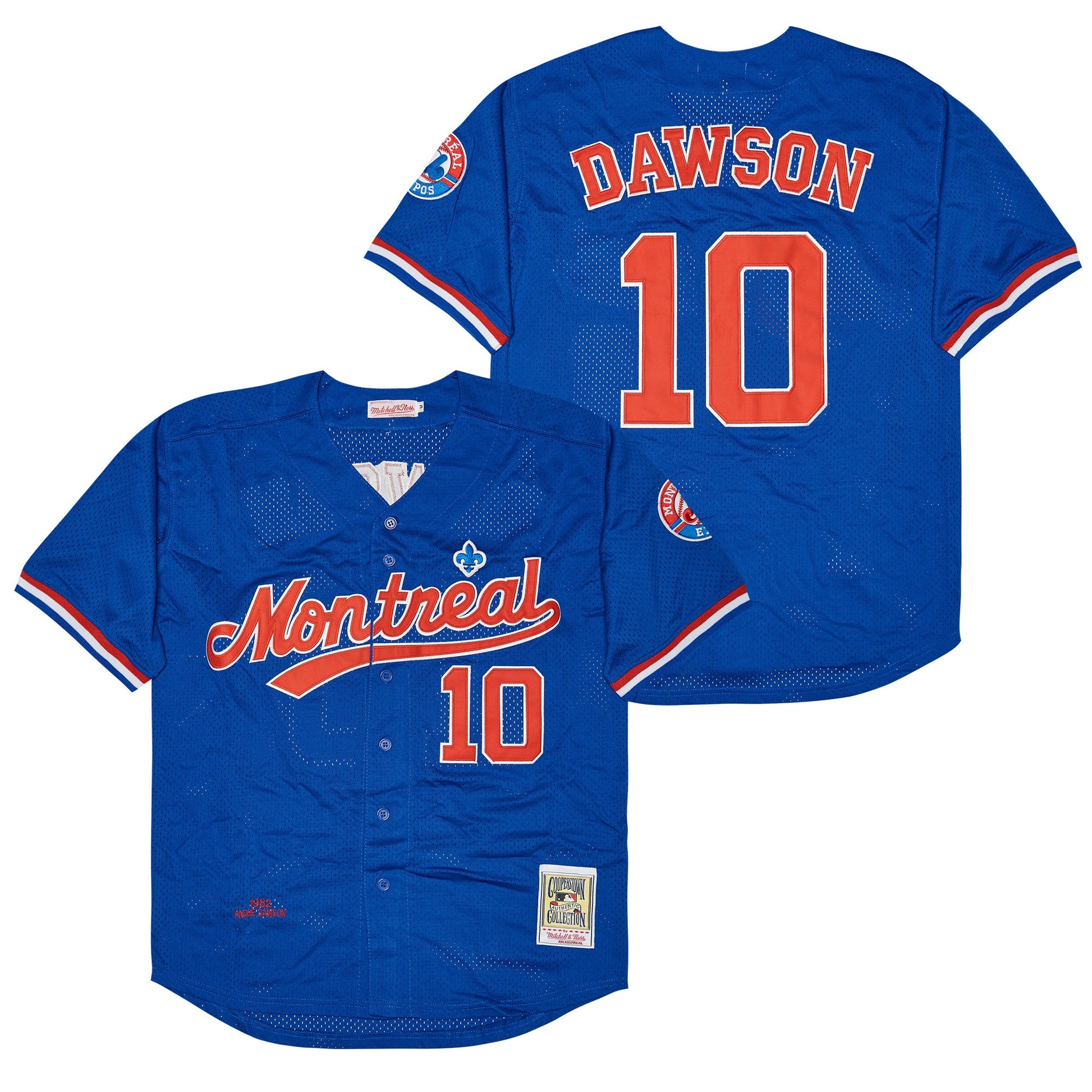 Montreal 10 Dowson Baseball Jersey baseball jersey product view 1