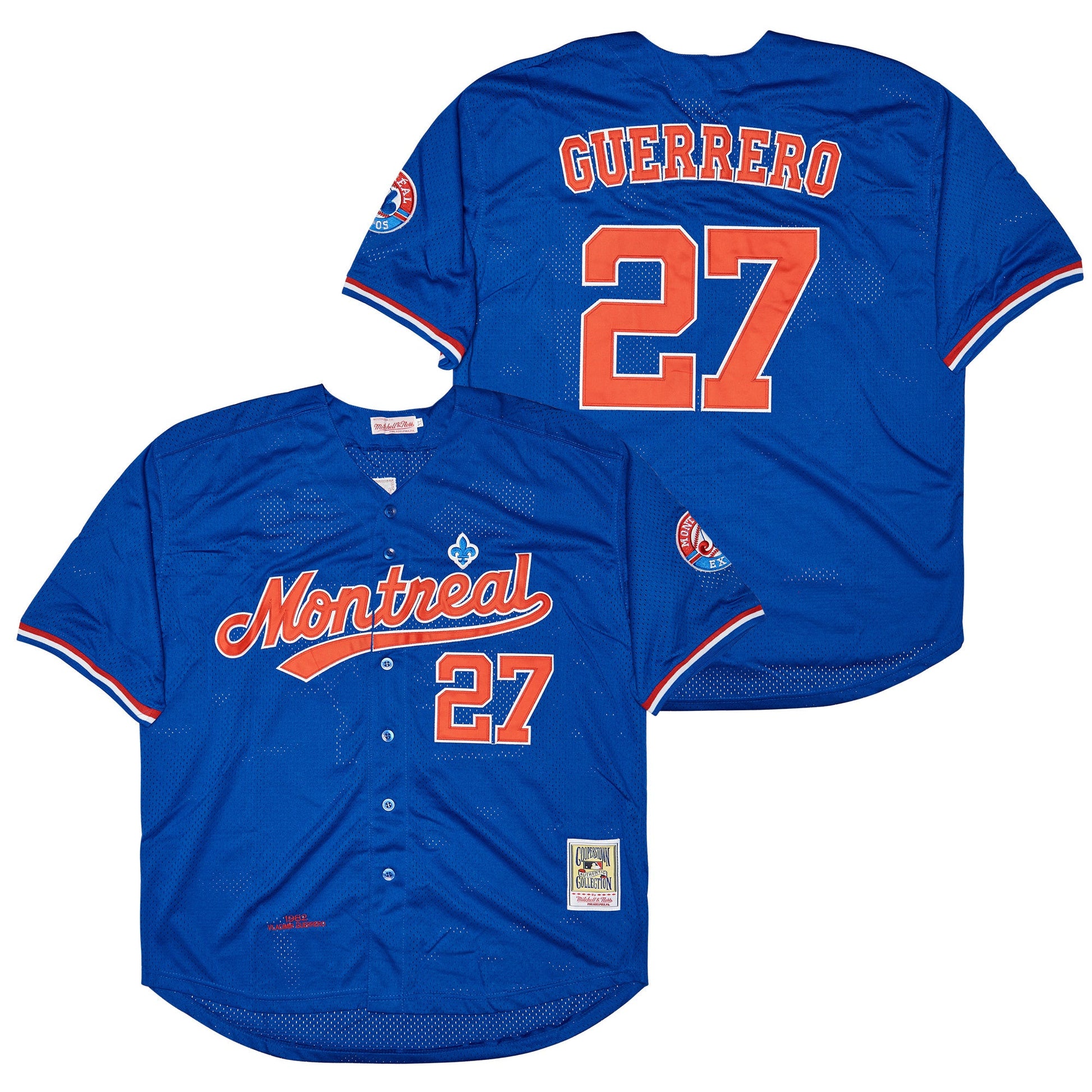 Montreal 27 Guerrero Baseball Jersey baseball jersey product view 1