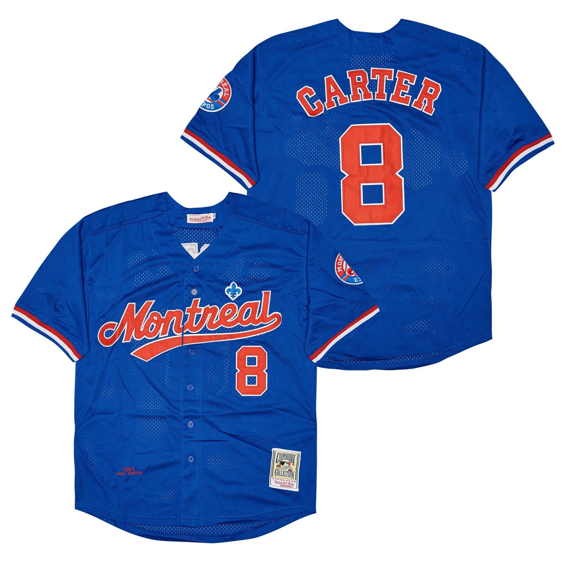 Montreal 8 Carter Baseball Jersey baseball jersey product view 1