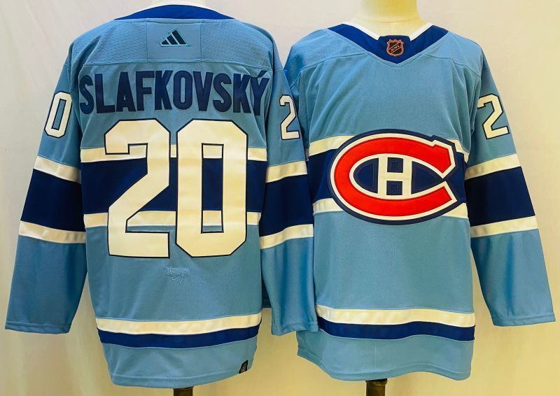 Montreal Canadiens #20 Juraj Slafkovsky Style 5 Hockey Jersey hockey jersey product view 1