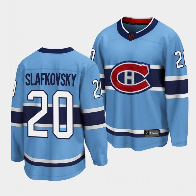 Montreal Canadiens #20 Juraj Slafkovsky Style 7 Hockey Jersey hockey jersey product view 1
