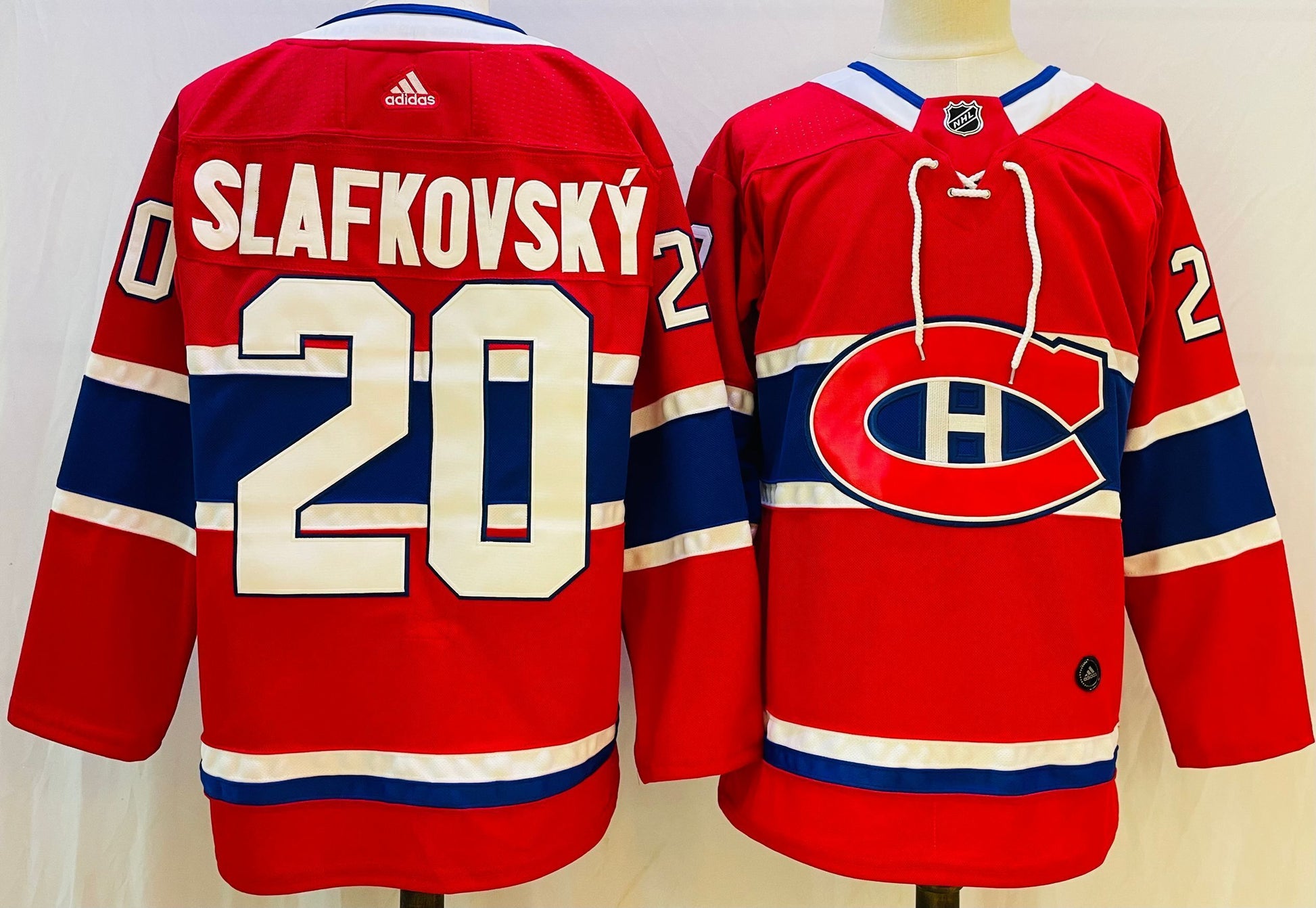 Montreal Canadiens #20 Juraj Slafkovsky Style 8 Hockey Jersey hockey jersey product view 1