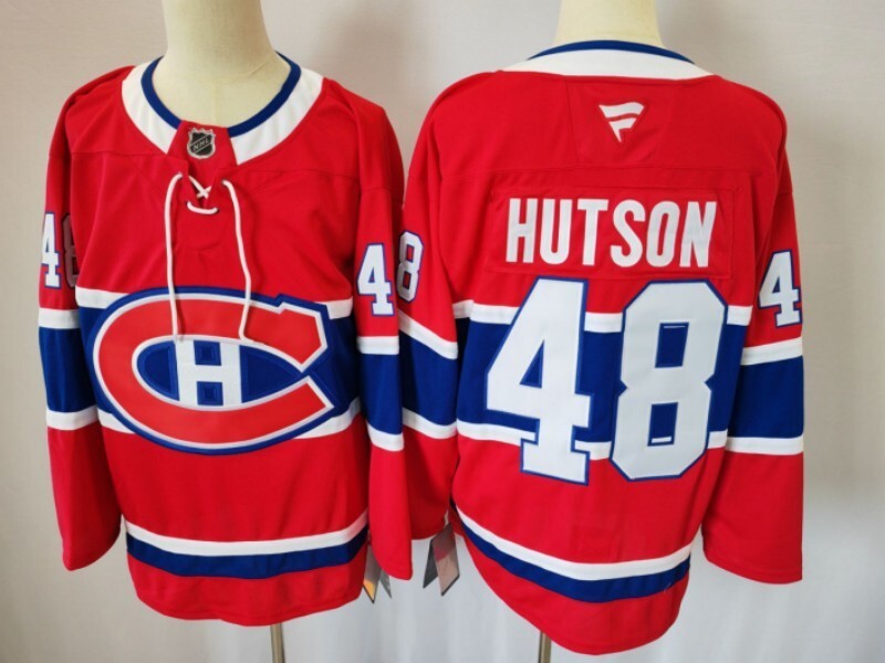 Montreal Canadiens #48 Lane Hutson Canada Style 1 Hockey Jersey hockey jersey product view 1