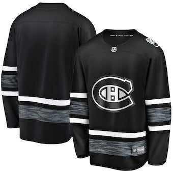 Montreal Canadiens blank black Hockey Jersey hockey jersey product view 1