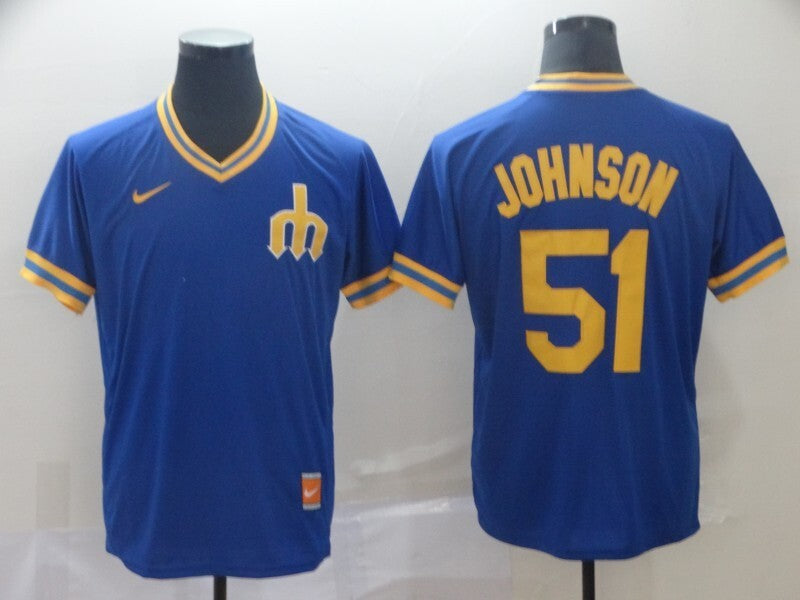 Montreal Expos #51 Randy Johnson Baseball Jersey baseball jersey product view 1
