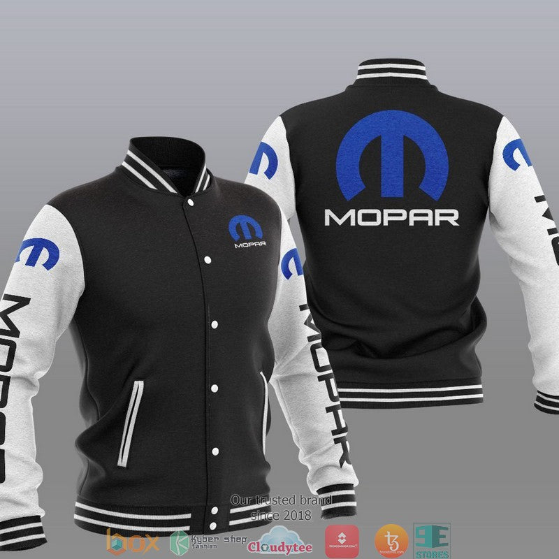 Mopar Car brand Baseball Jacket baseball jersey product view 1