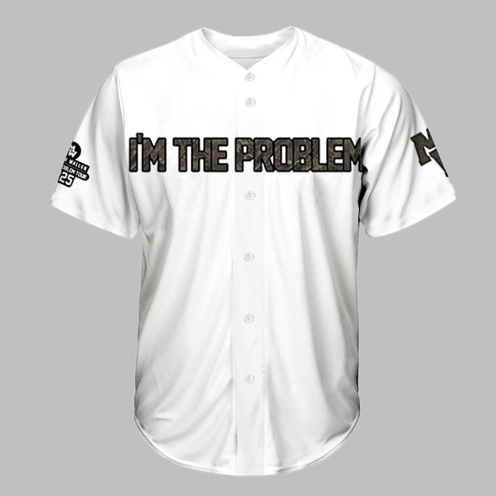 Morgan I'm The Problem Wisconsin Badgers Jersey sports jersey product view 2