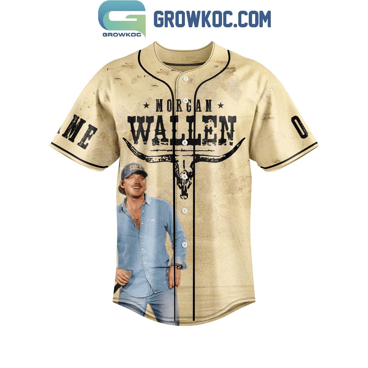 Morgan Wallen I’m The Problem Tour 2025 Personalized Baseball Jersey baseball jersey product view 2