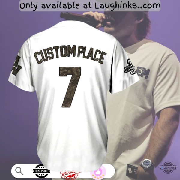 Morgan Wallen Im The Problem Tour Live In Custom Place Baseball Jersey Shirt 2025 baseball jersey product view 1