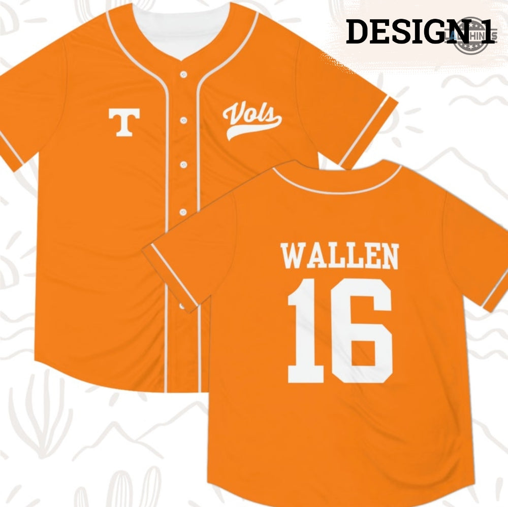 Morgan Wallen Tennessee Jersey Morgan Wallen Jersey Number Custom Tennessee Vols Jersey Tennessee Vols Baseball Jersey NEW baseball jersey product view 1
