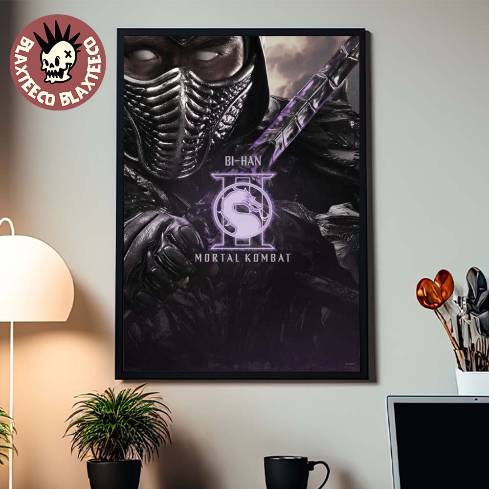 Mortal Kombat II Movie Exclusive Bi-Han Noob Saibot Character Poster Canvas For Home Decor - T-Shirt, Sweatshirt, Hoodie