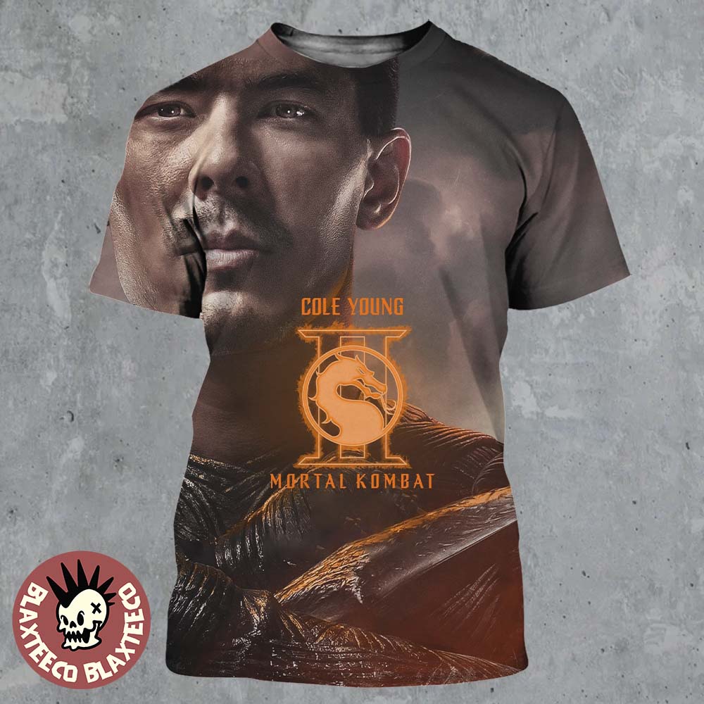 Mortal Kombat II Movie Exclusive Cole Young Character Poster All Over Print Shirt Unisex T-shirt, Sweatshirt, Hoodie, Long Sleeve Tee - T-Shirt, Sweatshirt, Hoodie