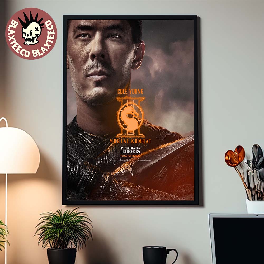 Mortal Kombat II Movie Exclusive Cole Young Character Poster Canvas For Home Decor Unisex T-shirt, Sweatshirt, Hoodie, Long Sleeve Tee - T-Shirt, Sweatshirt, Hoodie