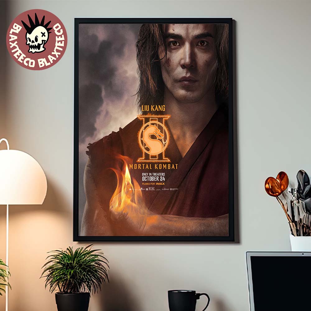 Mortal Kombat II Movie Exclusive Liu Kang Character Poster Canvas For Home Decor Unisex T-shirt, Sweatshirt, Hoodie, Long Sleeve Tee - T-Shirt, Sweatshirt, Hoodie