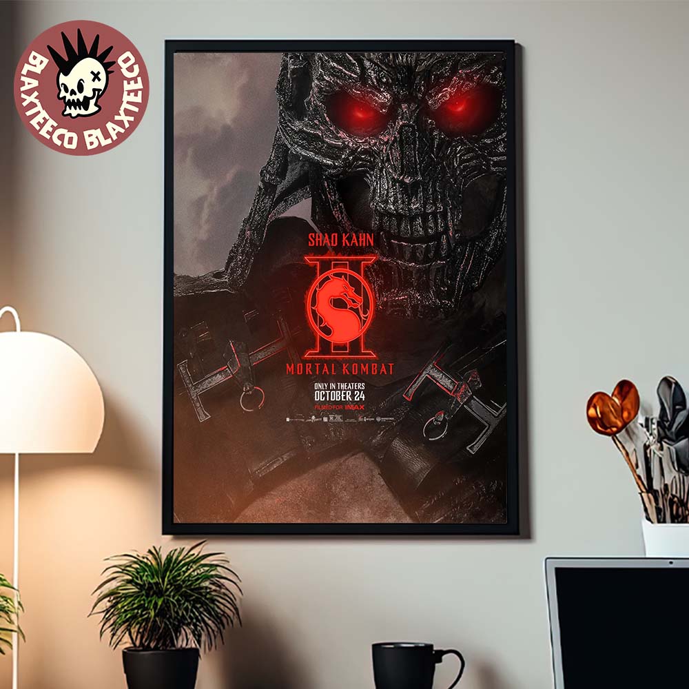 Mortal Kombat II Movie Exclusive Shao Kahn Character Poster Canvas For Home Decor Unisex T-shirt, Sweatshirt, Hoodie, Long Sleeve Tee - T-Shirt, Sweatshirt, Hoodie