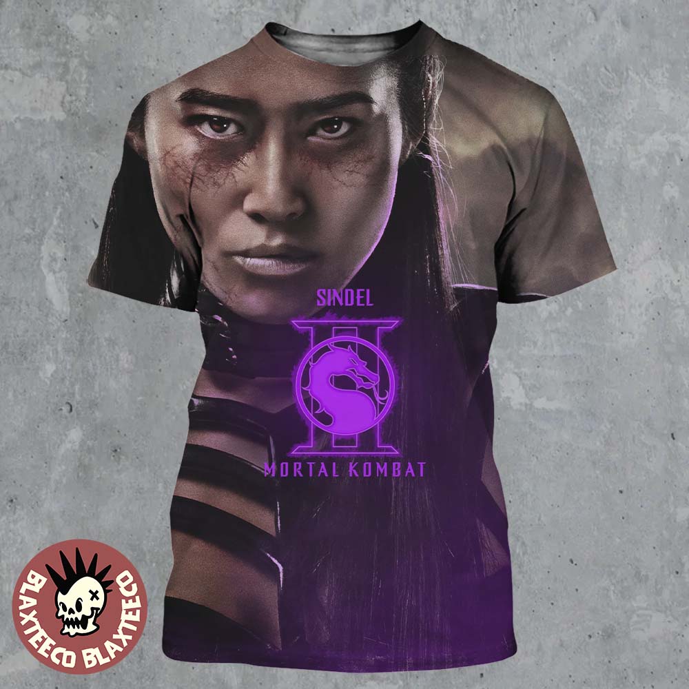 Mortal Kombat II Movie Exclusive Sindel Character Poster All Over Print Shirt Unisex T-shirt, Sweatshirt, Hoodie, Long Sleeve Tee - T-Shirt, Sweatshirt, Hoodie