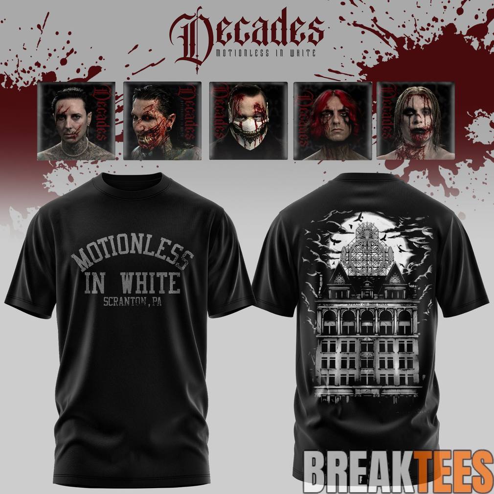 Motionless In White Afraid of the Dark Exclusive Shirt Unisex T-shirt, Sweatshirt, Hoodie, Long Sleeve Tee - T-Shirt, Sweatshirt, Hoodie