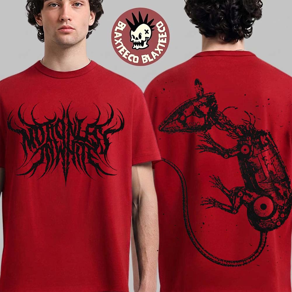 Motionless In White Decade Album Merch Cyber Rat Red T-Shirt Unisex T-shirt, Sweatshirt, Hoodie, Long Sleeve Tee - T-Shirt, Sweatshirt, Hoodie