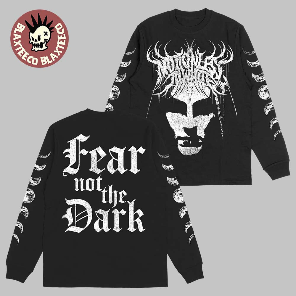 Motionless In White Decade Album Merch Fear Not The Dark Long Sleeve Unisex T-shirt, Sweatshirt, Hoodie, Long Sleeve Tee - T-Shirt, Sweatshirt, Hoodie