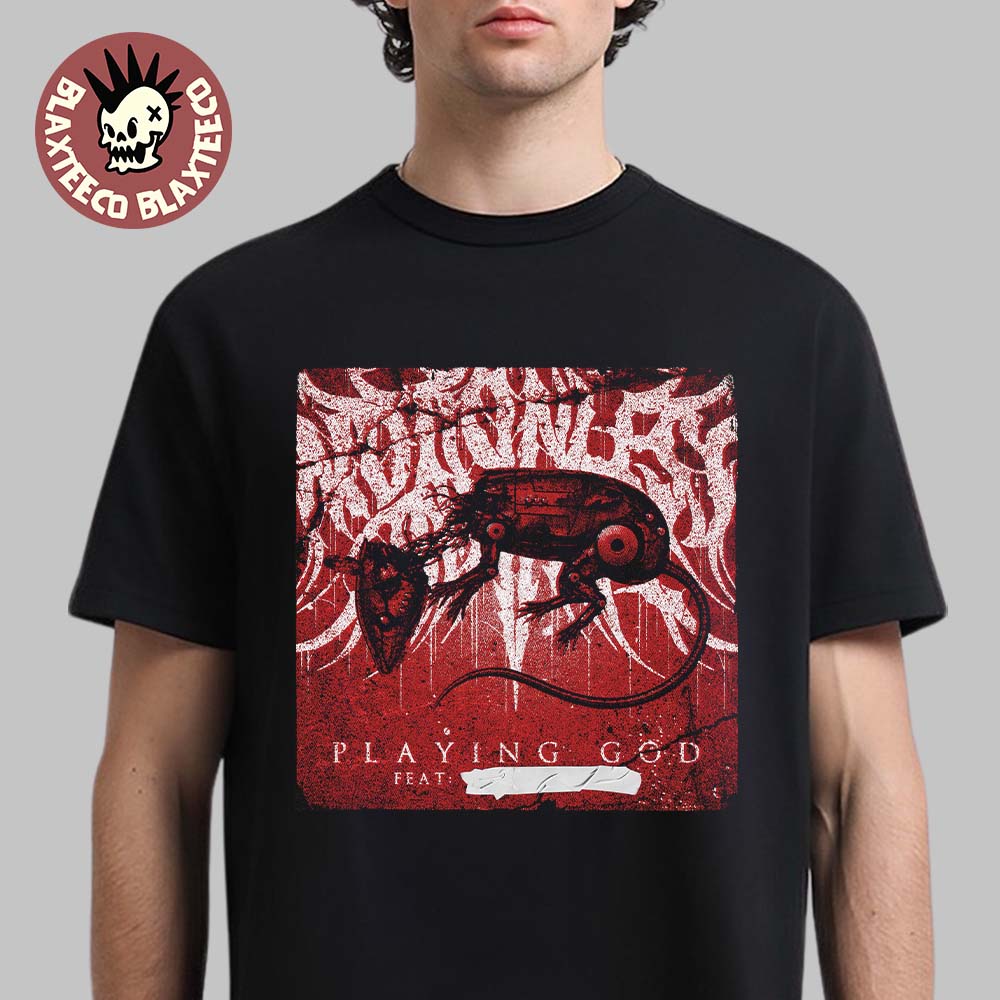 Motionless In White Playing God Song Cover Art T-Shirt Unisex T-shirt, Sweatshirt, Hoodie, Long Sleeve Tee - T-Shirt, Sweatshirt, Hoodie