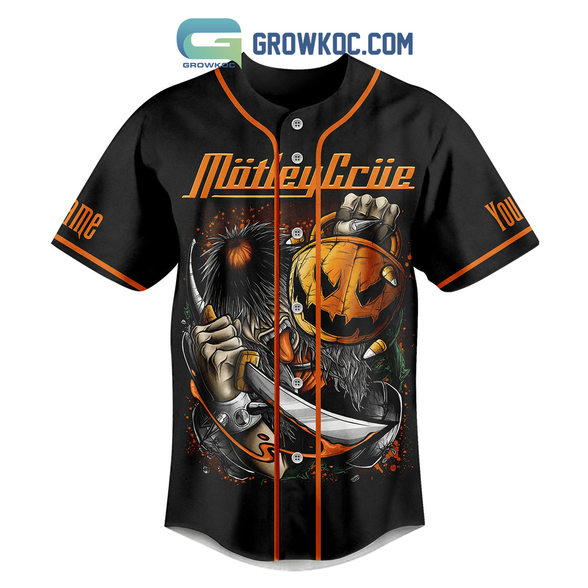 Motley Crue 1983 Shout At The Devil I’m The Blood Stain On The Stage Personalized Baseball Jersey baseball jersey product view 2