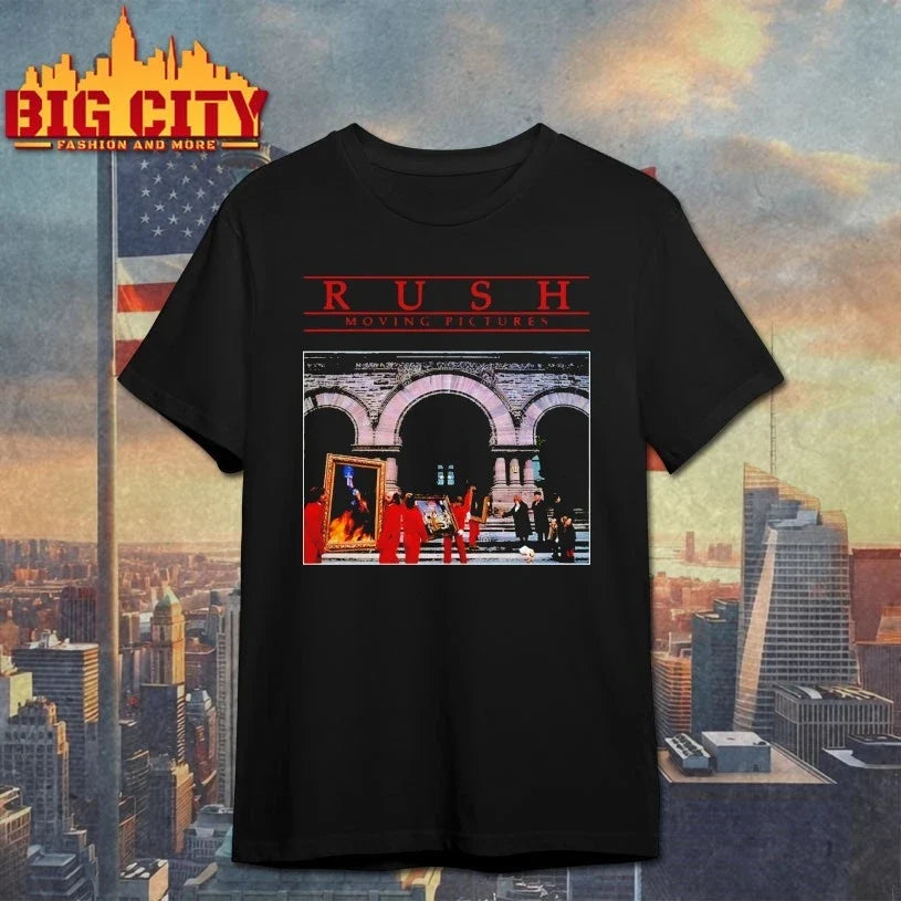 Moving pictures rush band album logo shirt Unisex T-shirt, Sweatshirt, Hoodie, Long Sleeve Tee - T-Shirt, Sweatshirt, Hoodie