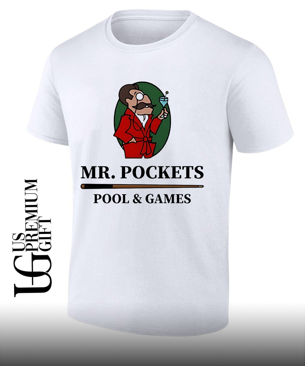 Mr. Pockets Pool and Games shirt Unisex T-shirt, Sweatshirt, Hoodie, Long Sleeve Tee - T-Shirt, Sweatshirt, Hoodie