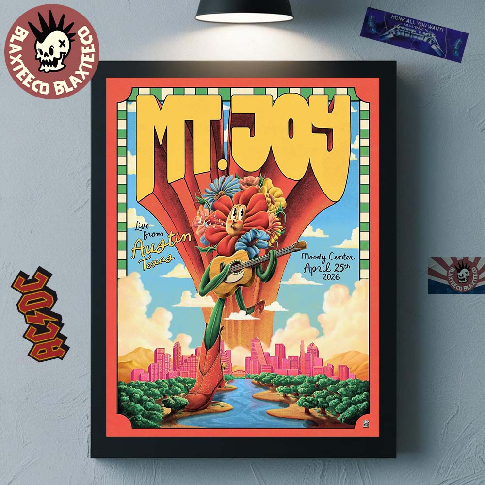 Mt Joy Live From Austin Texas At Moody Center On April 25 2026 Home Decor Poster Canvas Unisex T-shirt, Sweatshirt, Hoodie, Long Sleeve Tee - T-Shirt, Sweatshirt, Hoodie