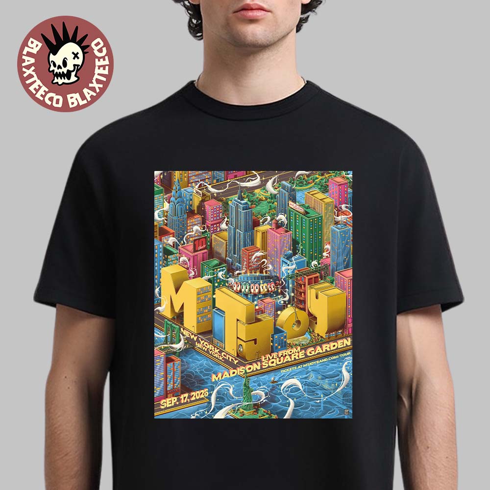 Mt Joy Live From Madison Square Garden In New York City On September 17 2026 Gig Poster T-Shirt - T-Shirt, Sweatshirt, Hoodie