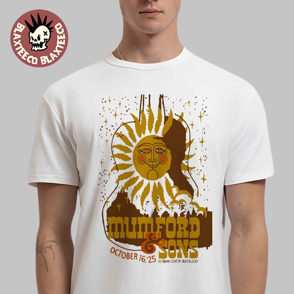 Mumford And Sons Buffalo New York 2025 Venue Poster At KeyBank Center On October 16 2025 T-Shirt - T-Shirt, Sweatshirt, Hoodie