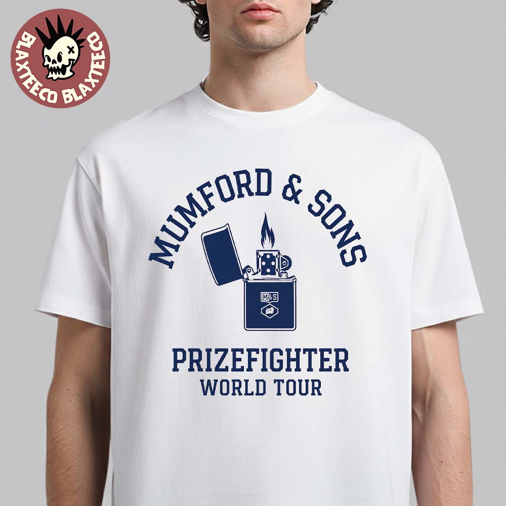 Mumford And Sons Prizefighter Tour 2026 North America Merch Logo T-Shirt Unisex T-shirt, Sweatshirt, Hoodie, Long Sleeve Tee - T-Shirt, Sweatshirt, Hoodie